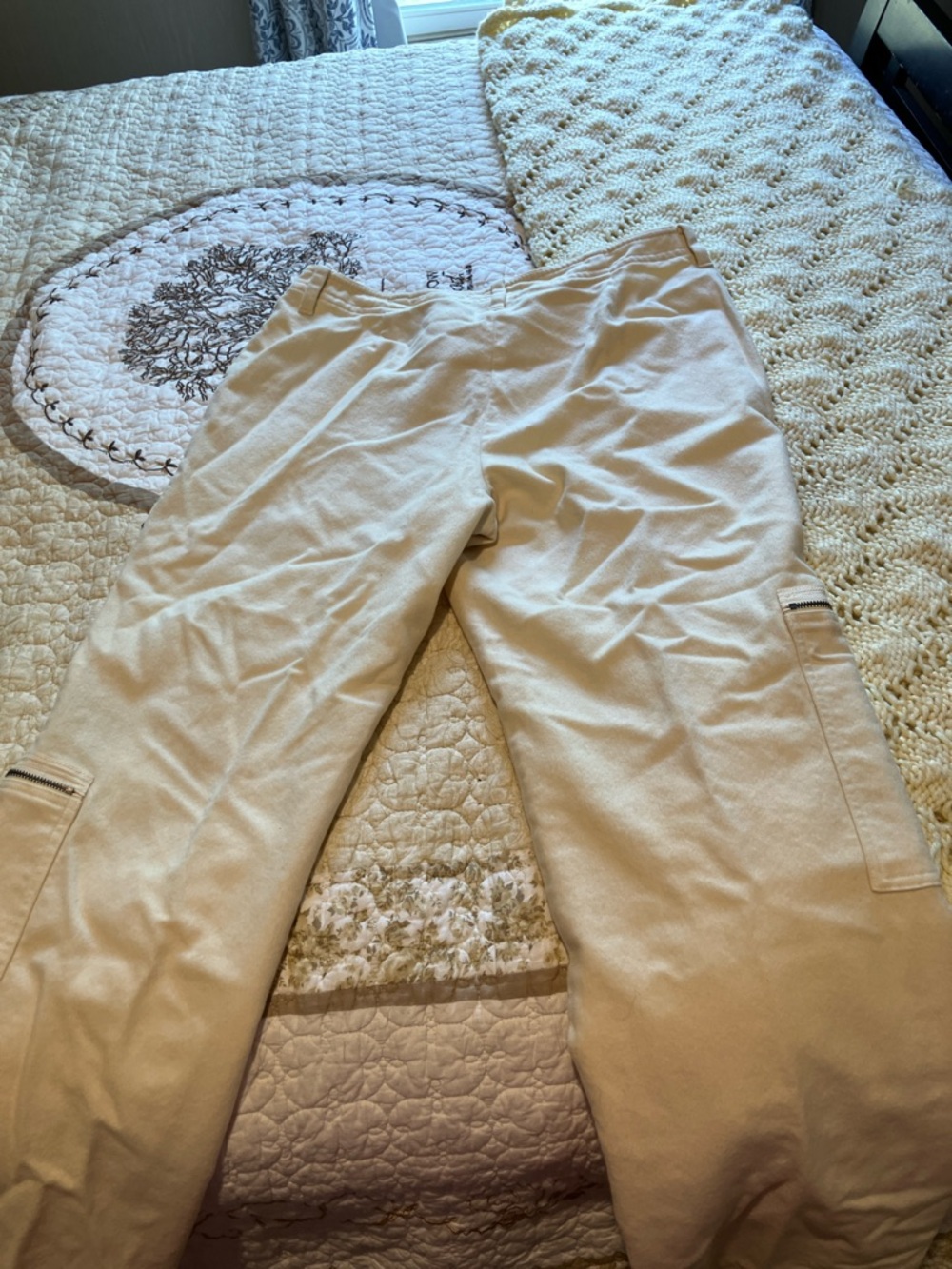 Vintage Ralph Lauren Cream Wool pants with Green Label - Picture 5 of 5